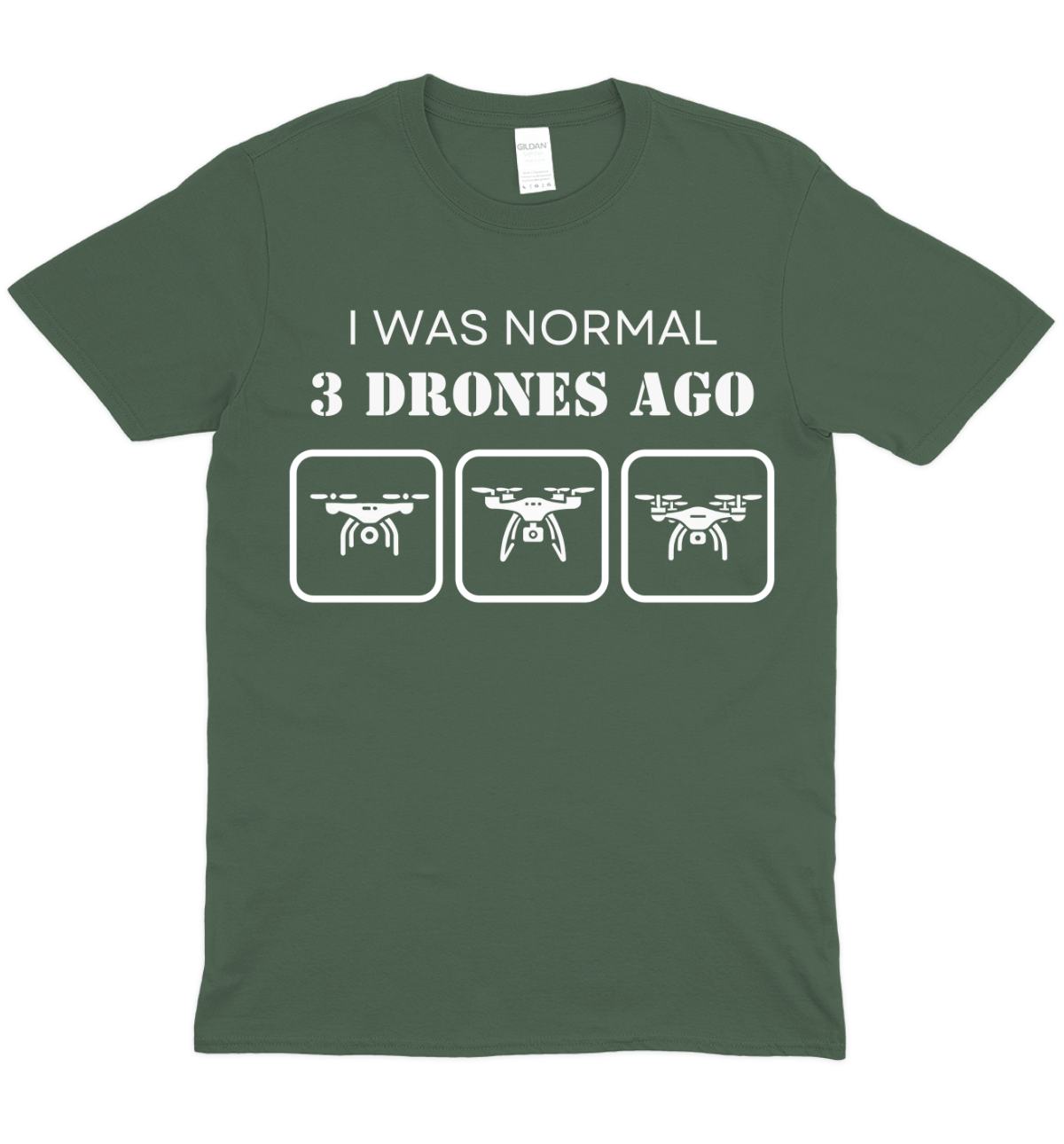 I Was Normal Drone Pilot Graphic T-Shirt