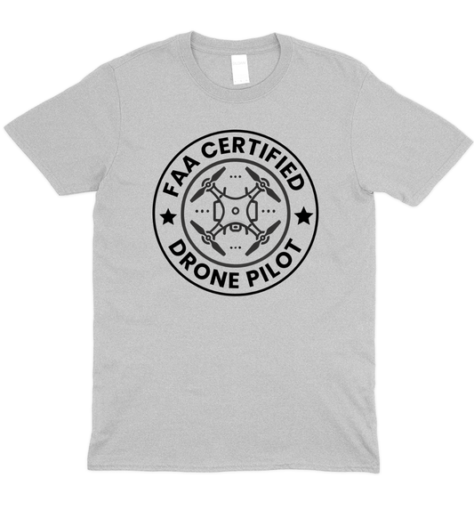 FAA Certified Drone Graphic T-Shirt