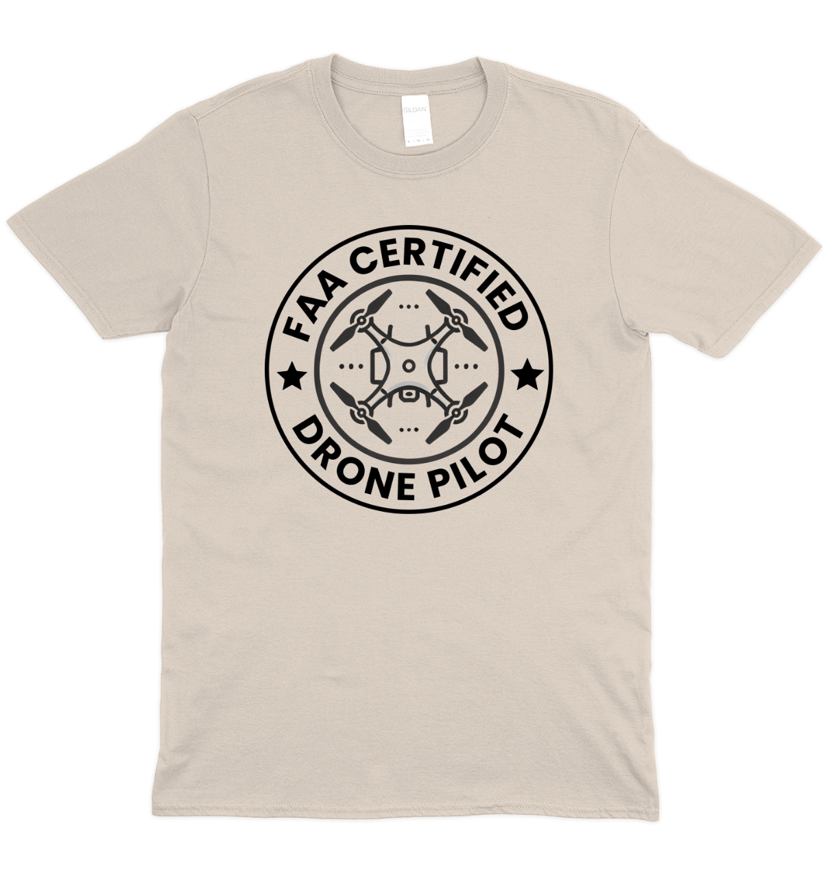 FAA Certified Drone Graphic T-Shirt
