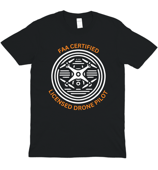 FAA Certified Drone Pilot Graphic T-Shirt