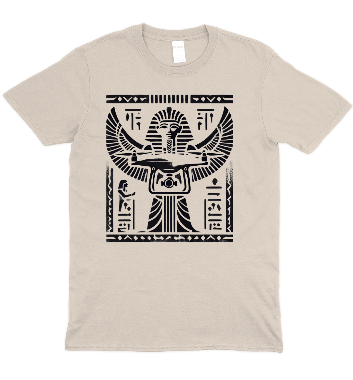 Egyptian Drone Graphic T-Shirt