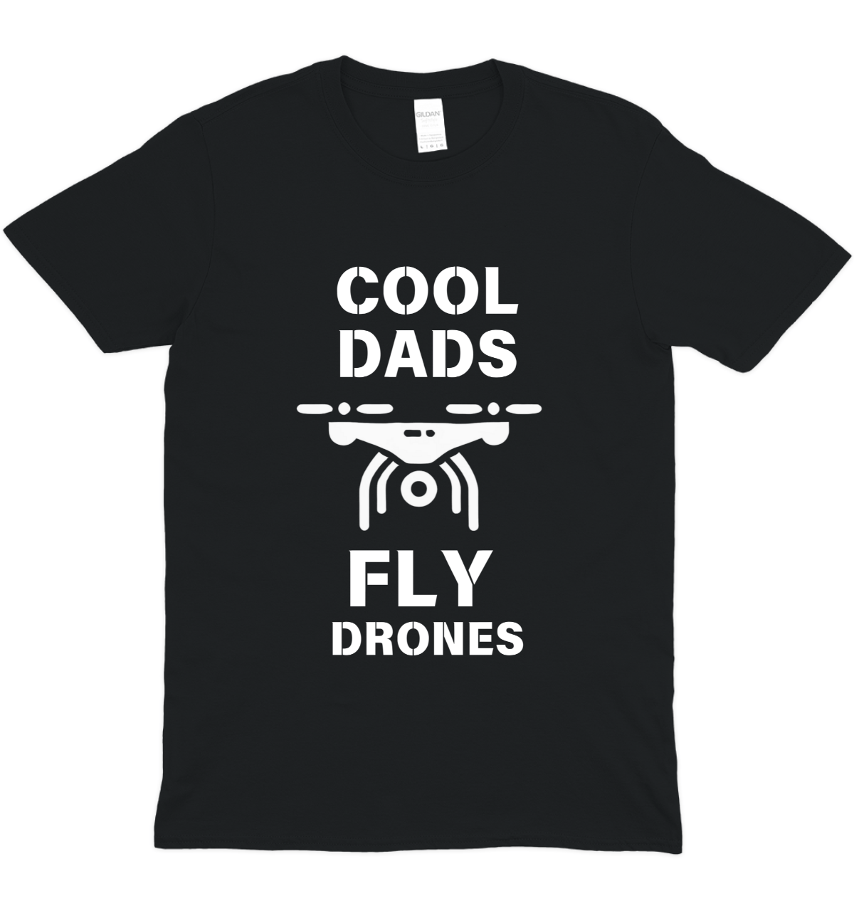 Cool Dads Fly Drones Pilot Graphic T-Shirt