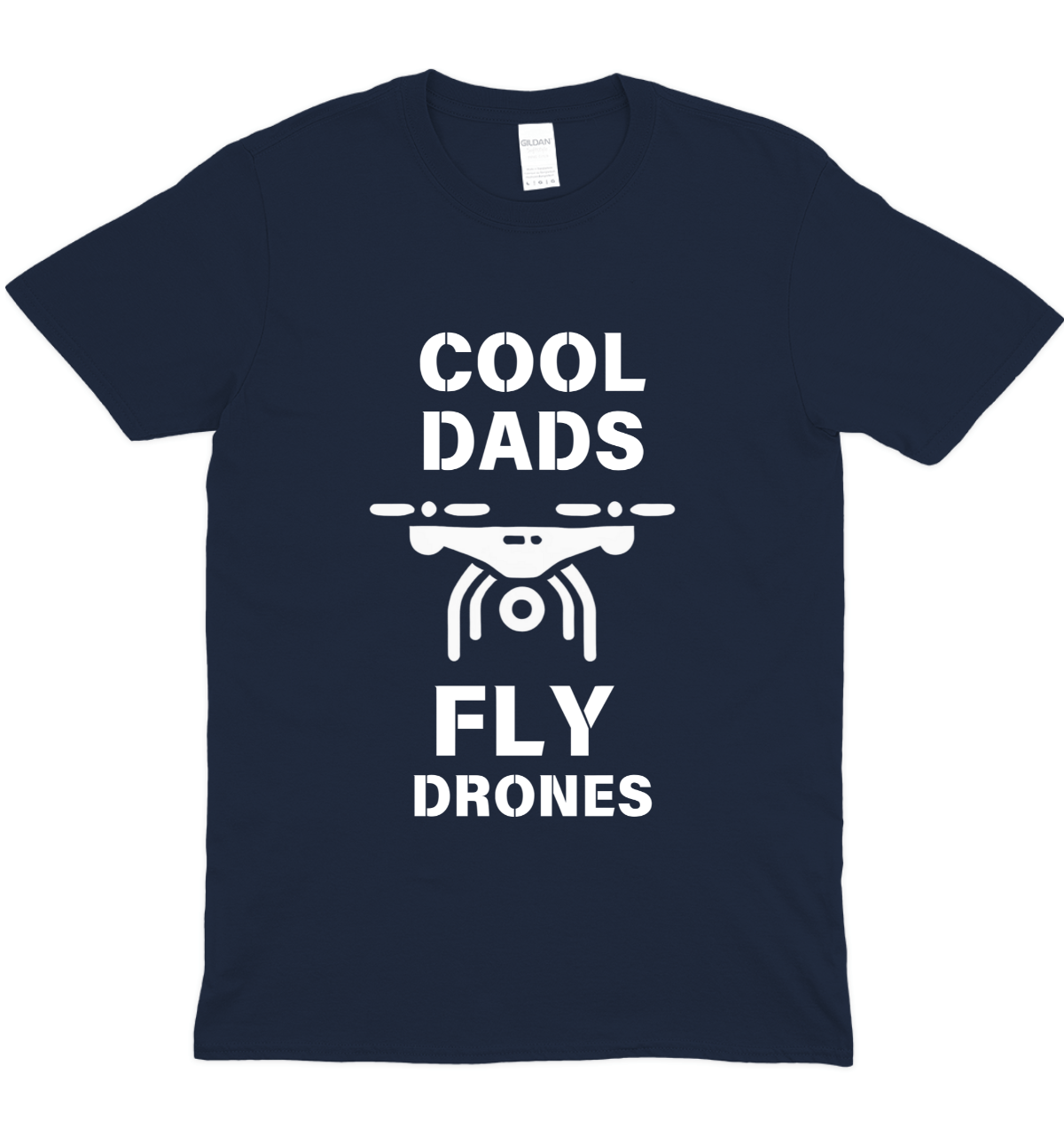 Cool Dads Fly Drones Pilot Graphic T-Shirt