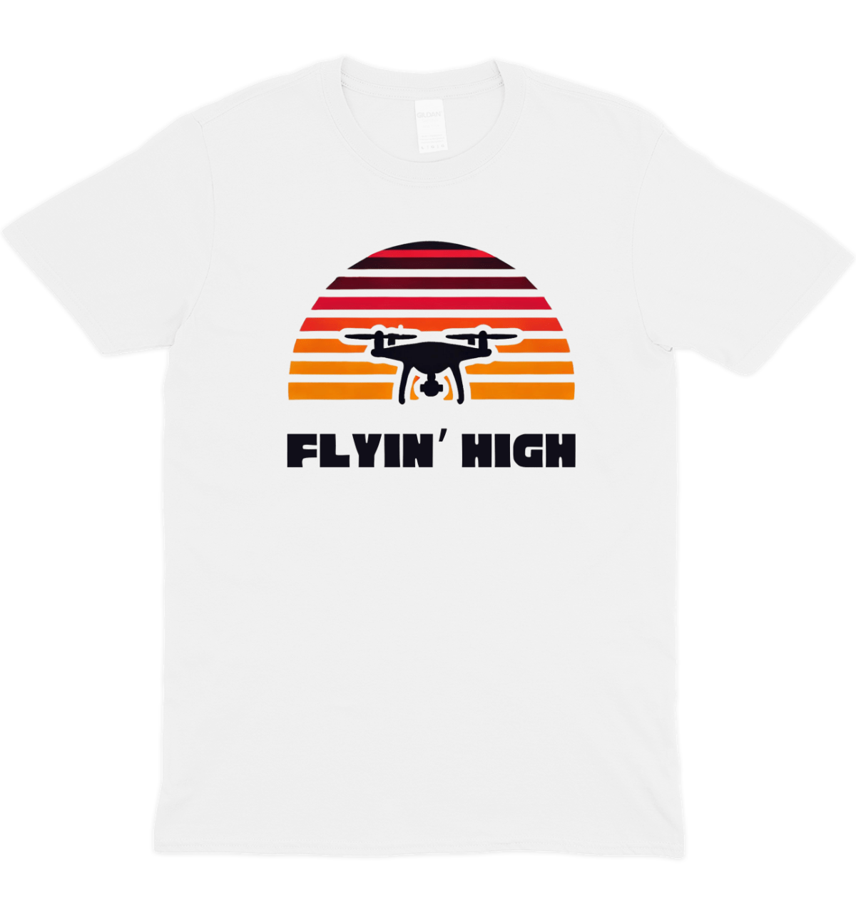 Flyin High Drone Graphic T-Shirt