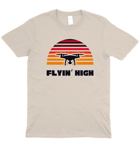 Flyin High Drone Graphic T-Shirt