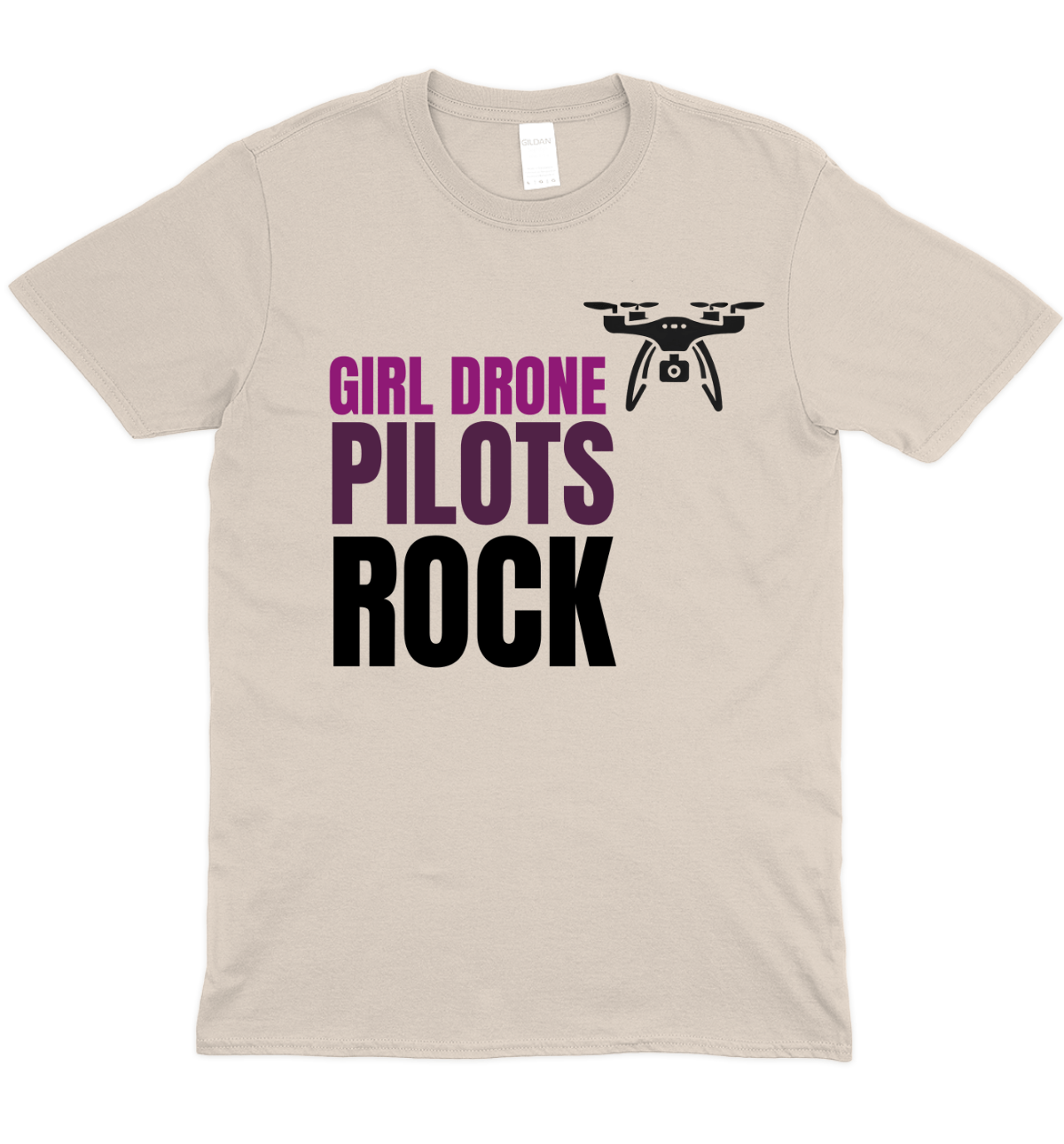 Girl Drone Pilots Rock Graphic T-Shirt