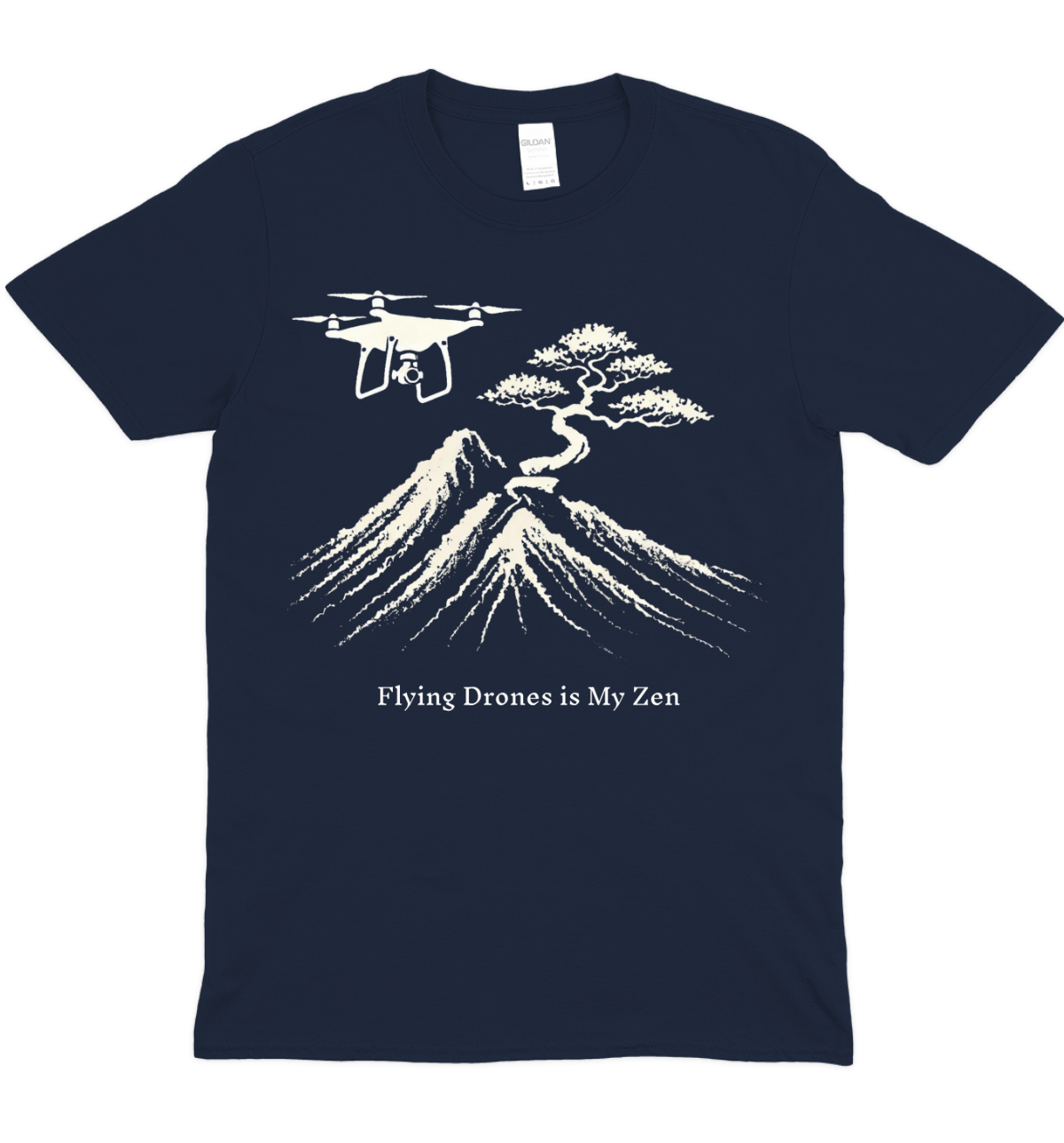 Drone Zen Graphic T-shirt