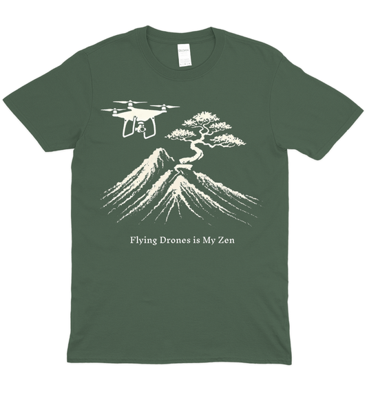 Drone Zen Graphic T-shirt