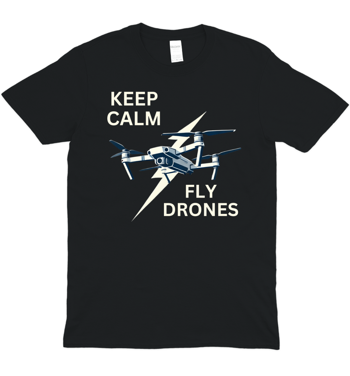 Keep Calm and Fly Drones Graphic T-Shirt