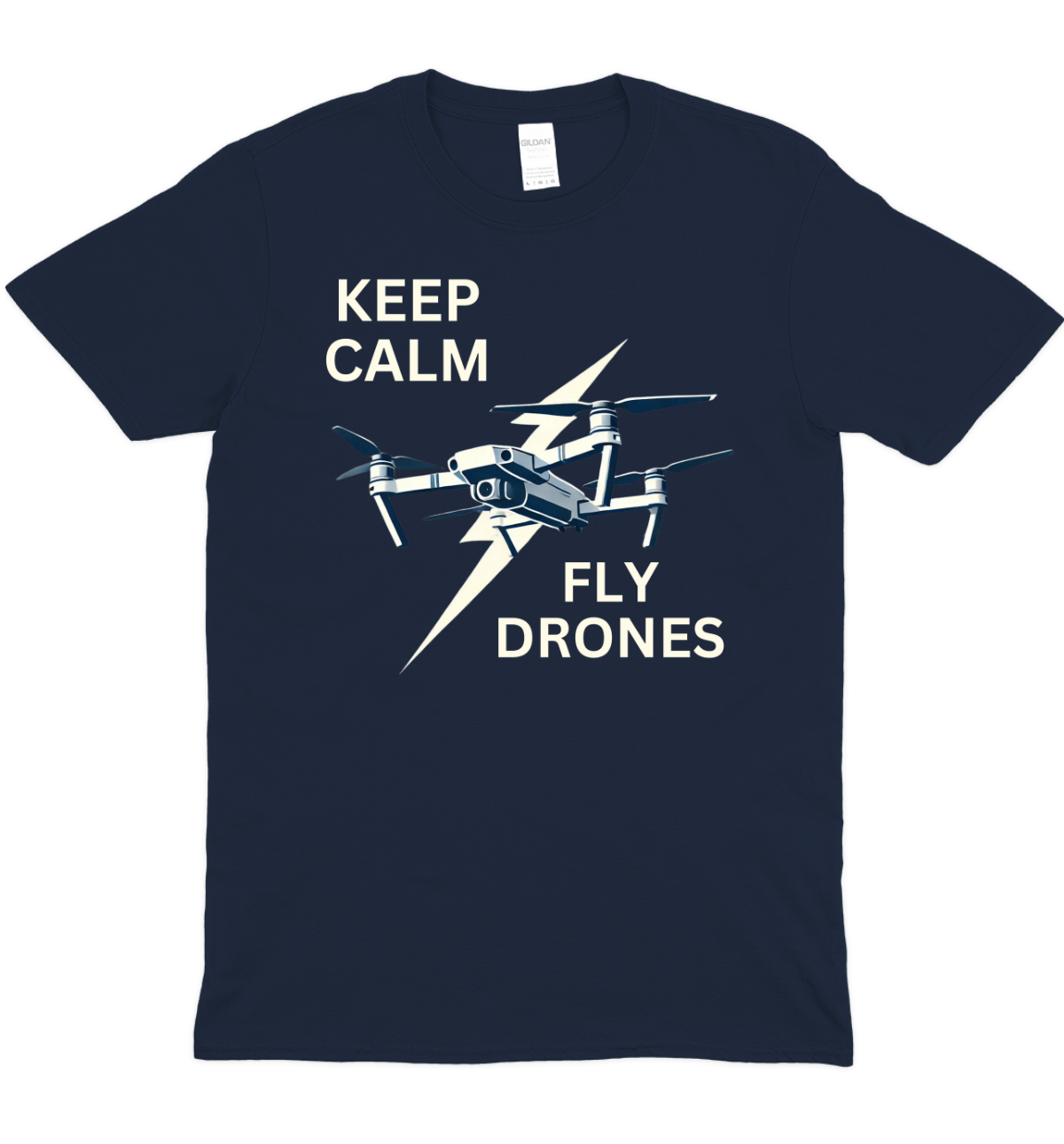 Keep Calm and Fly Drones Graphic T-Shirt