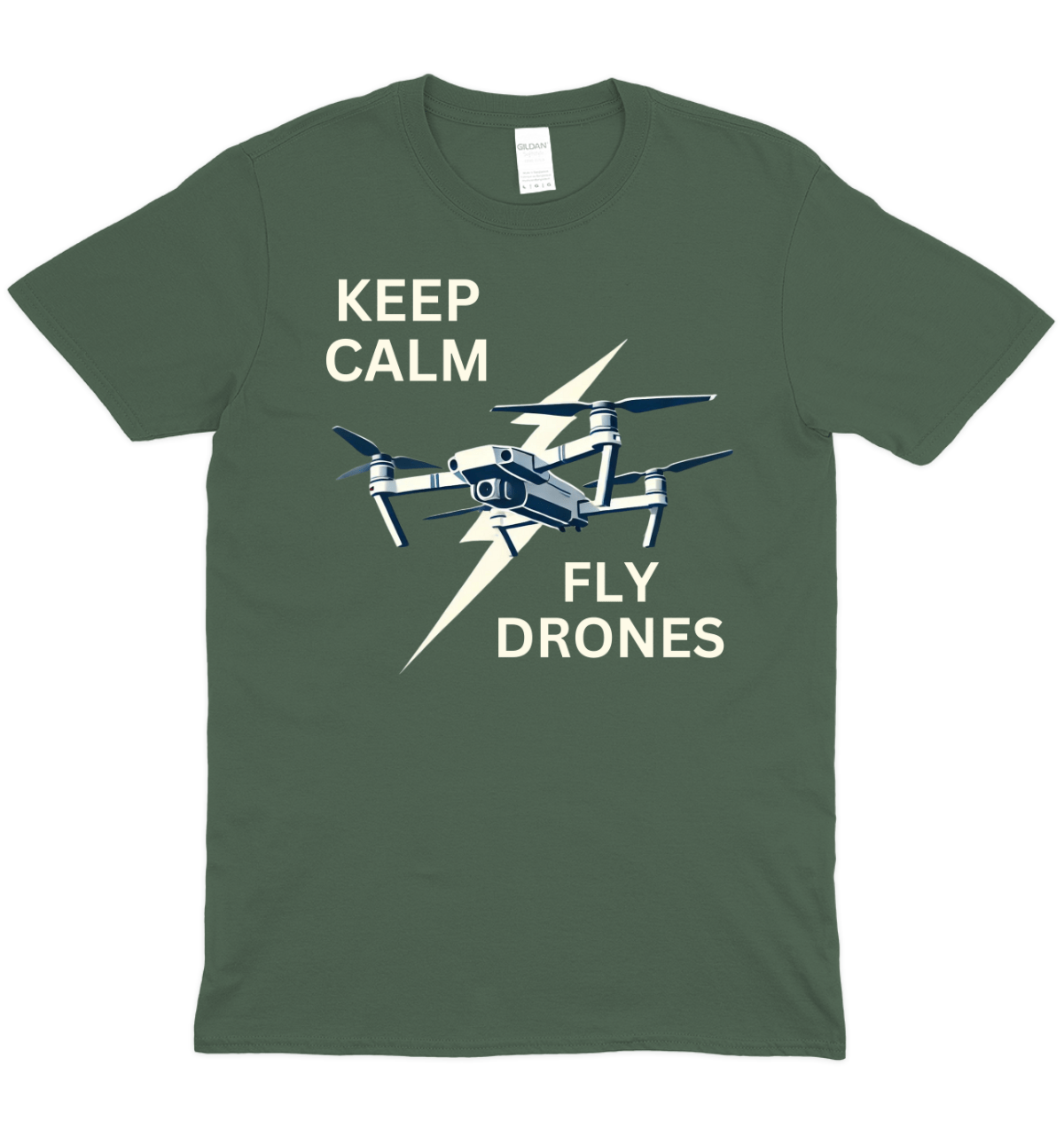 Keep Calm and Fly Drones Graphic T-Shirt