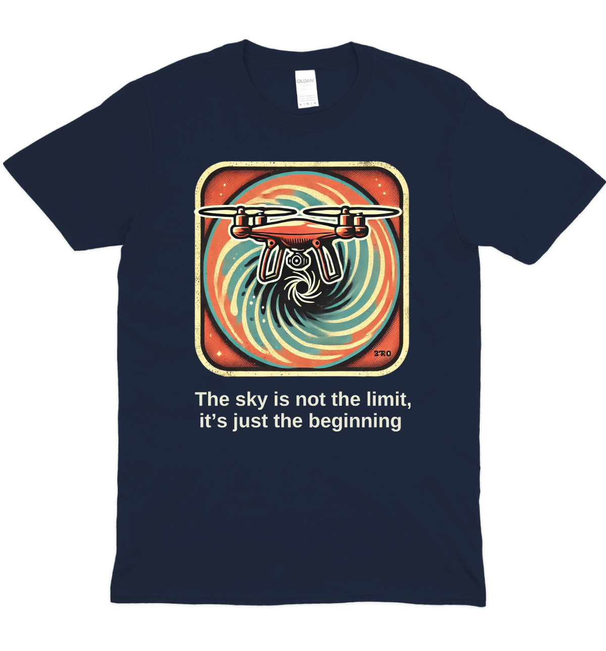 The Sky Is Not The Limit Drone Graphic T-Shirt