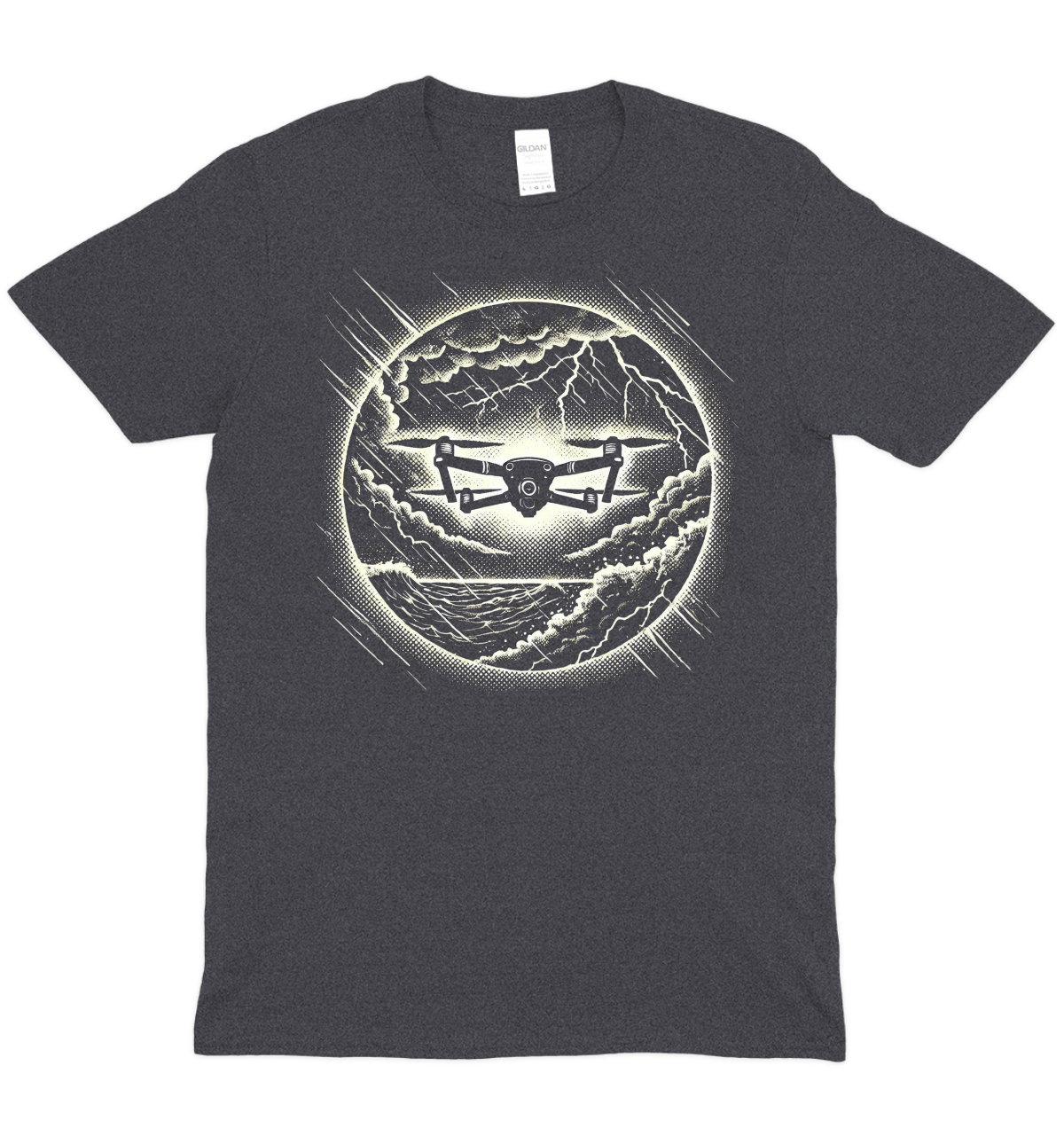 Storm Drone Graphic T-Shirt