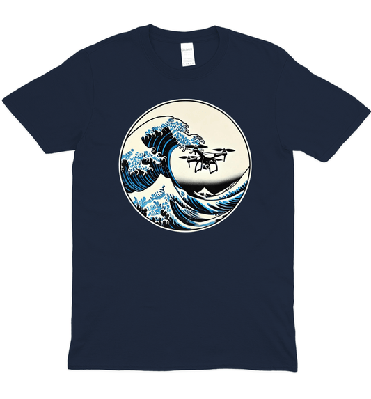 The Wave Drone Graphic T-Shirt