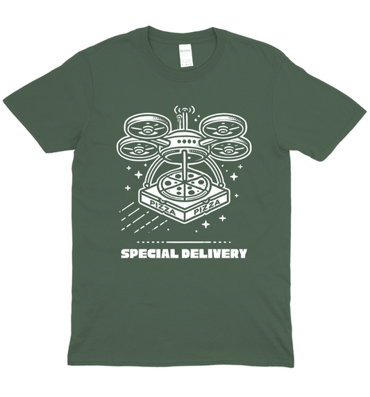 Special Pizza Delivery Graphic T-Shirt