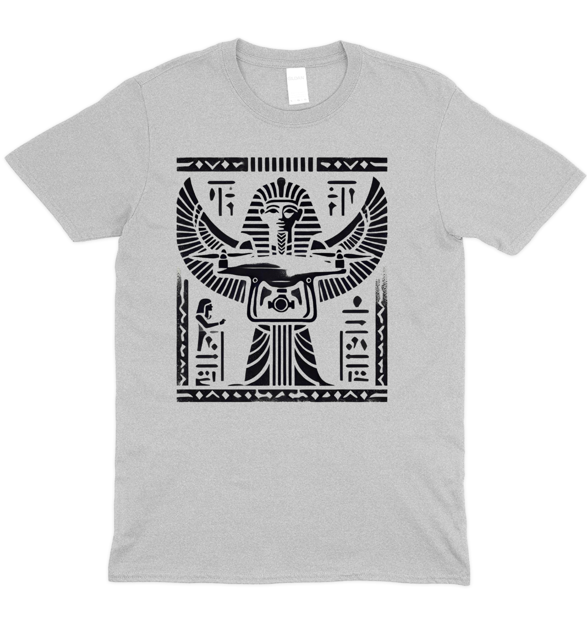 Egyptian Drone Graphic T-Shirt