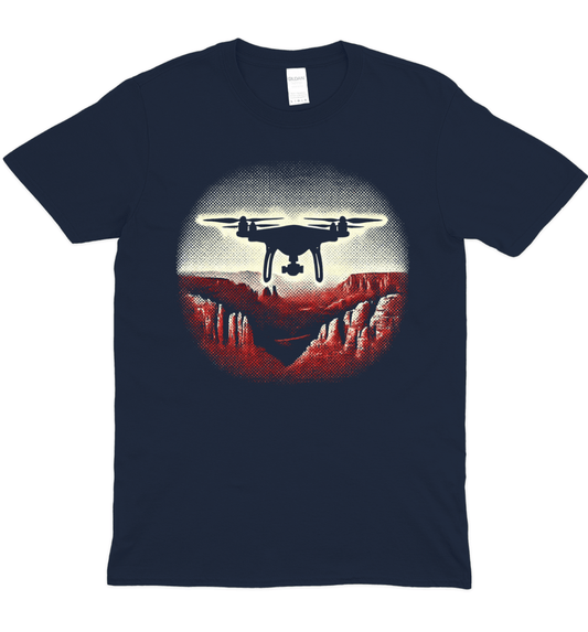 Drone Canyon Graphic T-Shirt